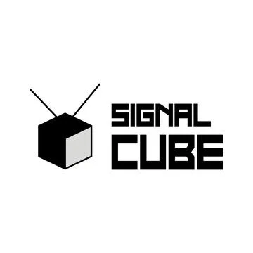 Signal cube vector Illustrazione stock
