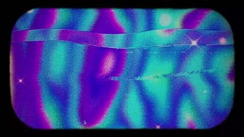 Signal Distortion FX Loop Background Stock Footage 322605032