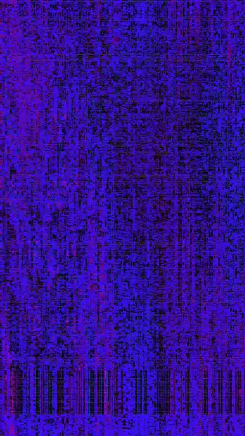 Signal Error 4K Vertical Loop — Bad TV Overlay VJ Background Stock Footage 329678147