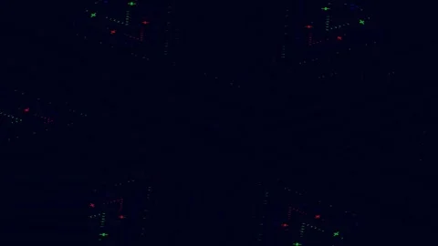 Signal Error Glitch 4K Loop — Bad TV Overlay VJ Background Stock Footage 329831039