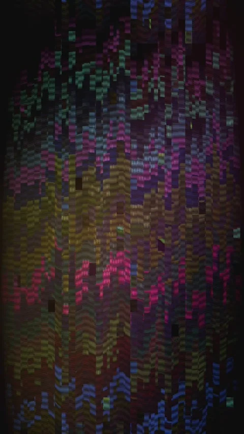 Signal error glitch Vertical 60s glitch texture background 4K Stock Footage 330070433