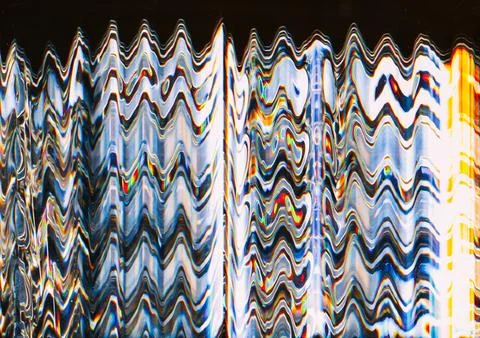 Signal error glitch vhs distorted screen digital Stock Illustration