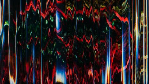 Signal error glitch vhs distorted screen digital Stock Illustration
