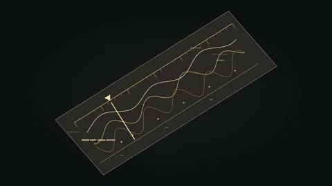 Signal History Data Dashboard HUD Seamless Loop Stock Footage 342263833