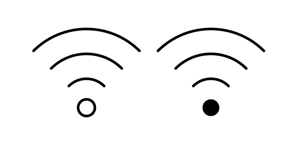 Signal icon graphic element. web icon set Illustrazione stock