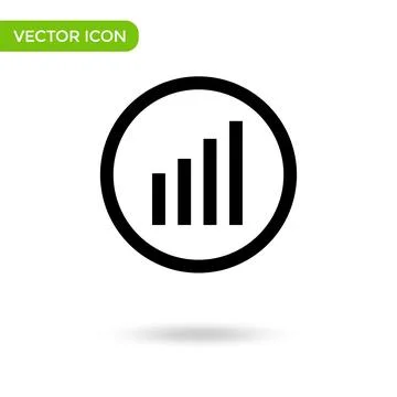 Signal icon. minimal and creative icon isolated on white background. vector i Stock Illustration