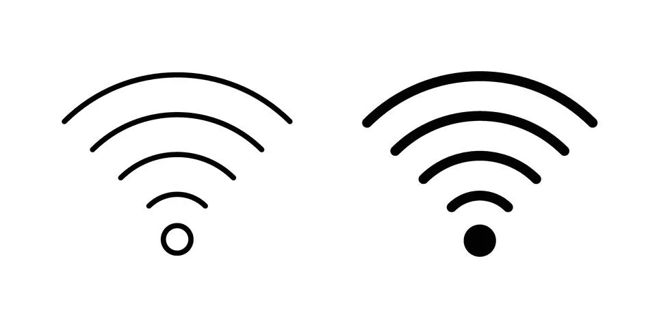 Signal icon vector design illustrations Stock Illustration
