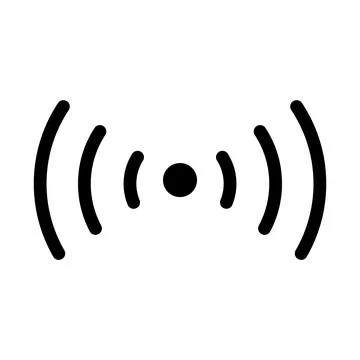 Signal icon vector Stock Illustration