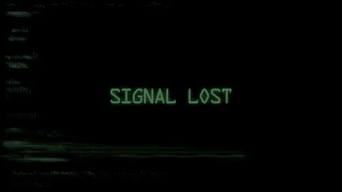 Signal Lost Stock Footage 111016474