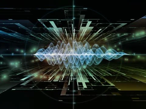 Signal Processing Stock Illustration
