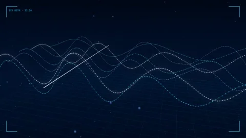 Signal processing oscilloscope traces analysis Stock Footage 340048310