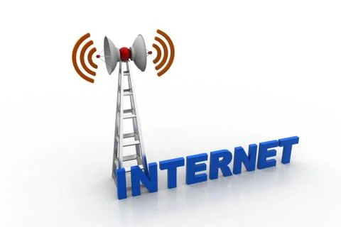 Signal tower Free Stock Illustration