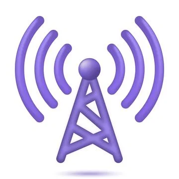 Signal tower Stock Illustration