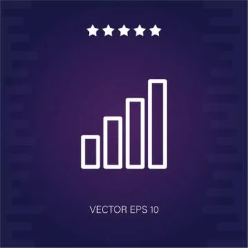 Signal vector icon Stock Illustration