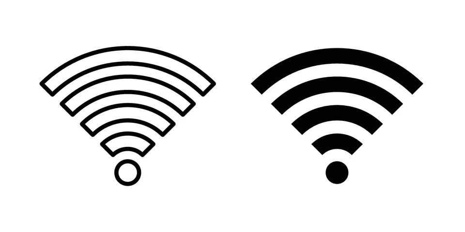 Signals icon vector design illustrations Illustrazione stock