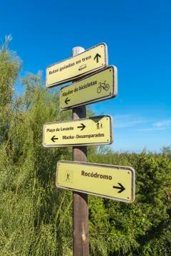 Signals indicating different activities Stock Photos