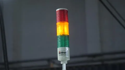 Signals on the machine Stock Footage 281073669