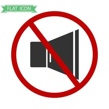 Signals is prohibited Illustrazione stock