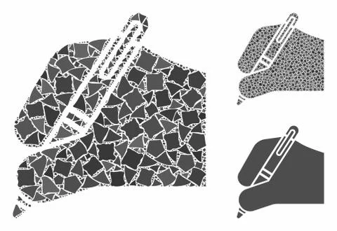 Signature Composition Icon of Humpy Elements Illustrazione stock