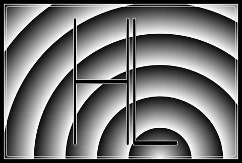 Signature HL , contur Иллюстрация