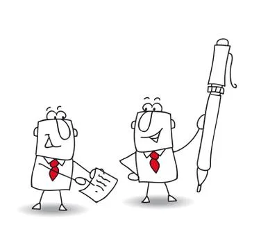 Signature Stock Illustration