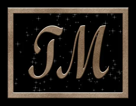 Signature TM , crystal Stock Illustration
