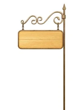 Signboard Stock Illustration