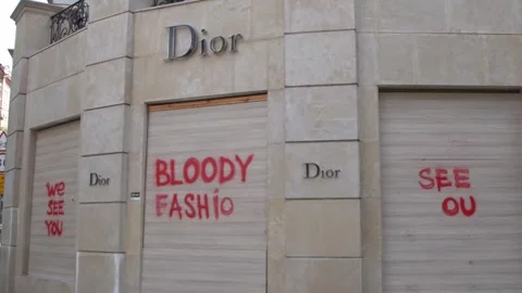 Fendi and Dior - Exclusive shops at Rode, Stock Video