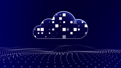 Signboard technology artificial intelligence glowing neon Stock-Footage 302366568