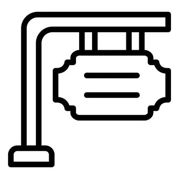 Signboard Vector Icon Design Illustration Stock Illustration