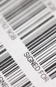 Signed for barcode Barcode used by post office for tracking items send to ... Photos