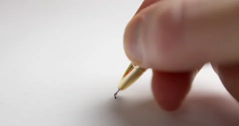Signed by pen on white paper. Close-up. Stock Footage 146892116