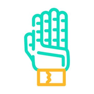 Signet accessory color icon vector illustration Stock Illustration