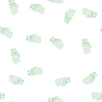 Signet accessory glyph vector seamless pattern Stock Illustration