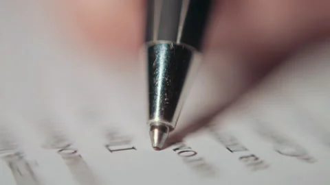 Signing of an agreement Stock Footage 89209040