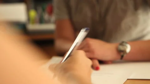 Signing the contract Stock Footage 41754015