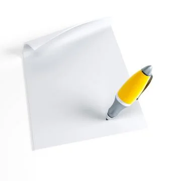 Signing contract Stock Illustration