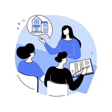 Signing contract isolated cartoon vector illustrations. Stock Illustration