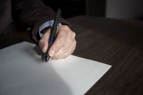 Signing of the contract Stock Photos