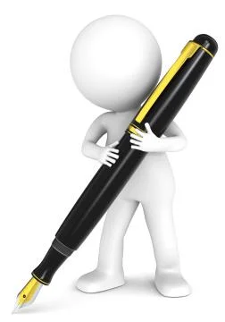 Signing. Ilustración de archivo