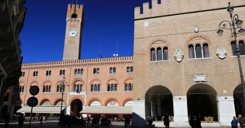 Signori square of Treviso Stock-Footage 85268512