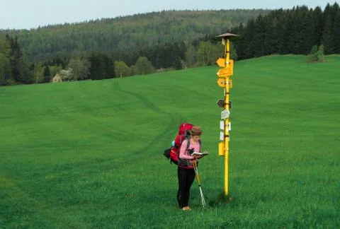 Signpost C Stock Photos
