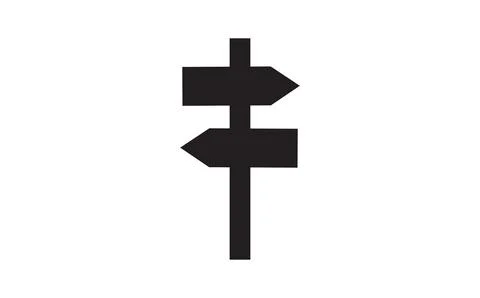 Signpost icon, vector best flat icon. Stock Illustration