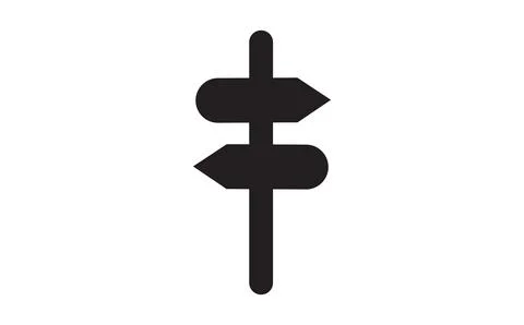 Signpost icon, vector best flat icon. Stock Illustration