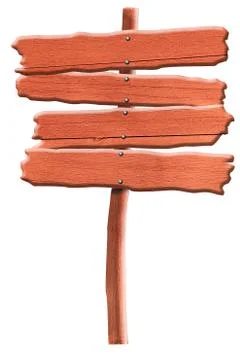 Signpost Stock Illustration