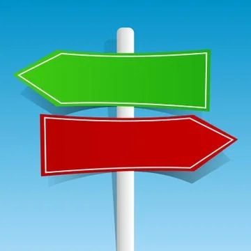 Signpost Stock Illustration