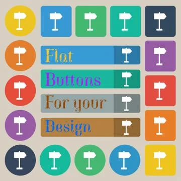 Signpost Stock Illustration