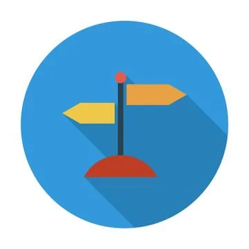 Signpost Stock Illustration