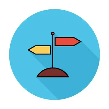 Signpost Stock Illustration