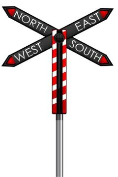 Signpost Stock Illustration